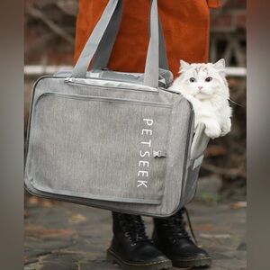 NWT Pet Carrier/Backpack in Grey